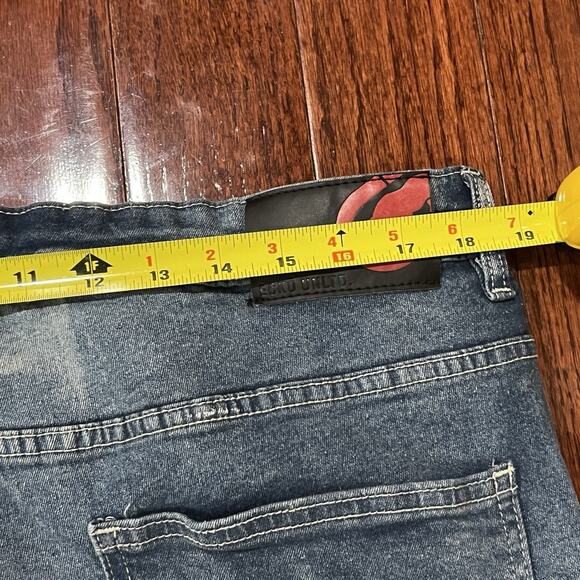 VTG Ecko Unltd Jeans Mens 36x28 Blue Straight Baggy Streetwear Skater Denim - Picture 11 of 14